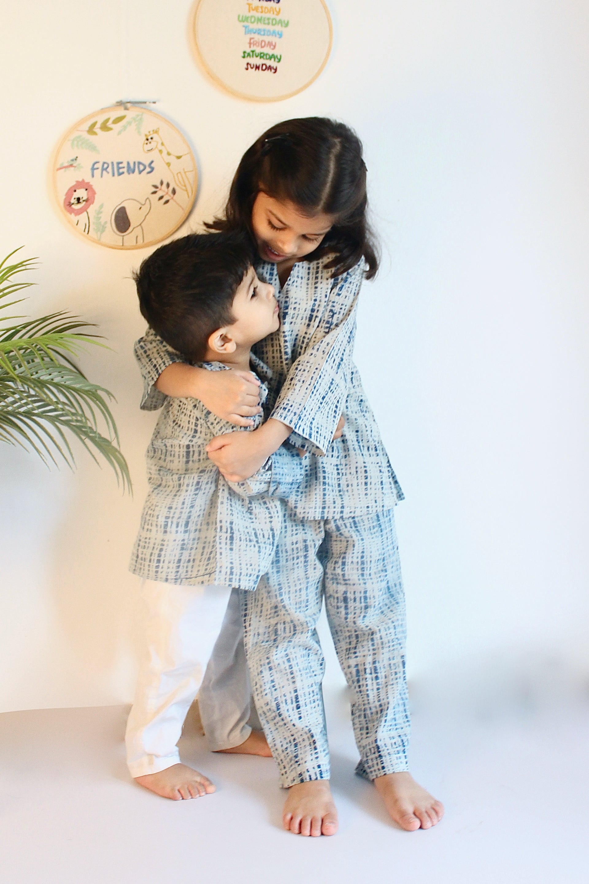 Habutai Silk Sibling Set for Brother + Sister